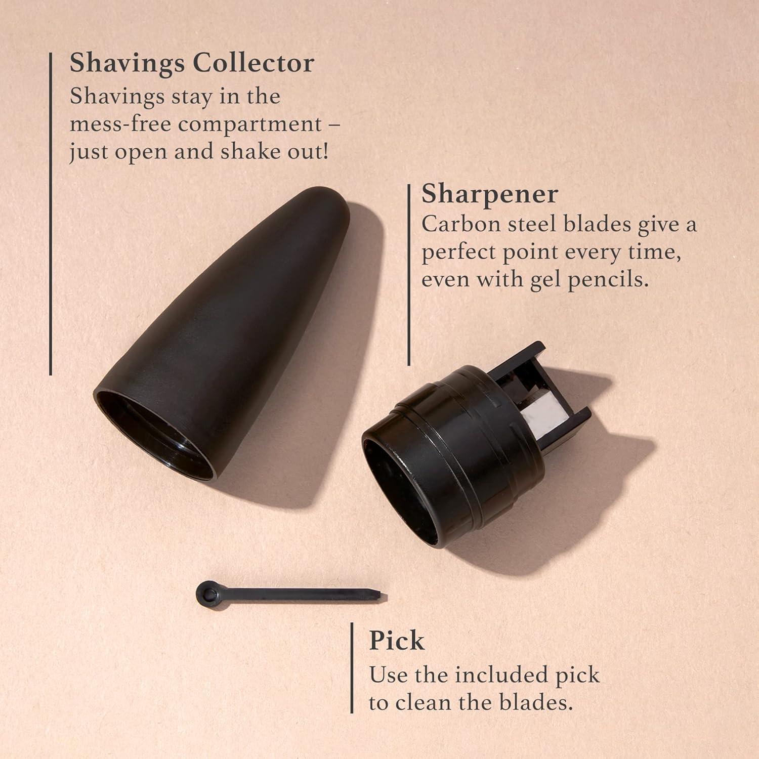 imageJulep Stay Sharp When Pencil Met Gel Sharpenable MultiUse Longwear Eyeliner Pencil  TransferProof  High Performance Liner Chocolate Brown Shimmer  Cosmetic Makeup Pencil Sharpener