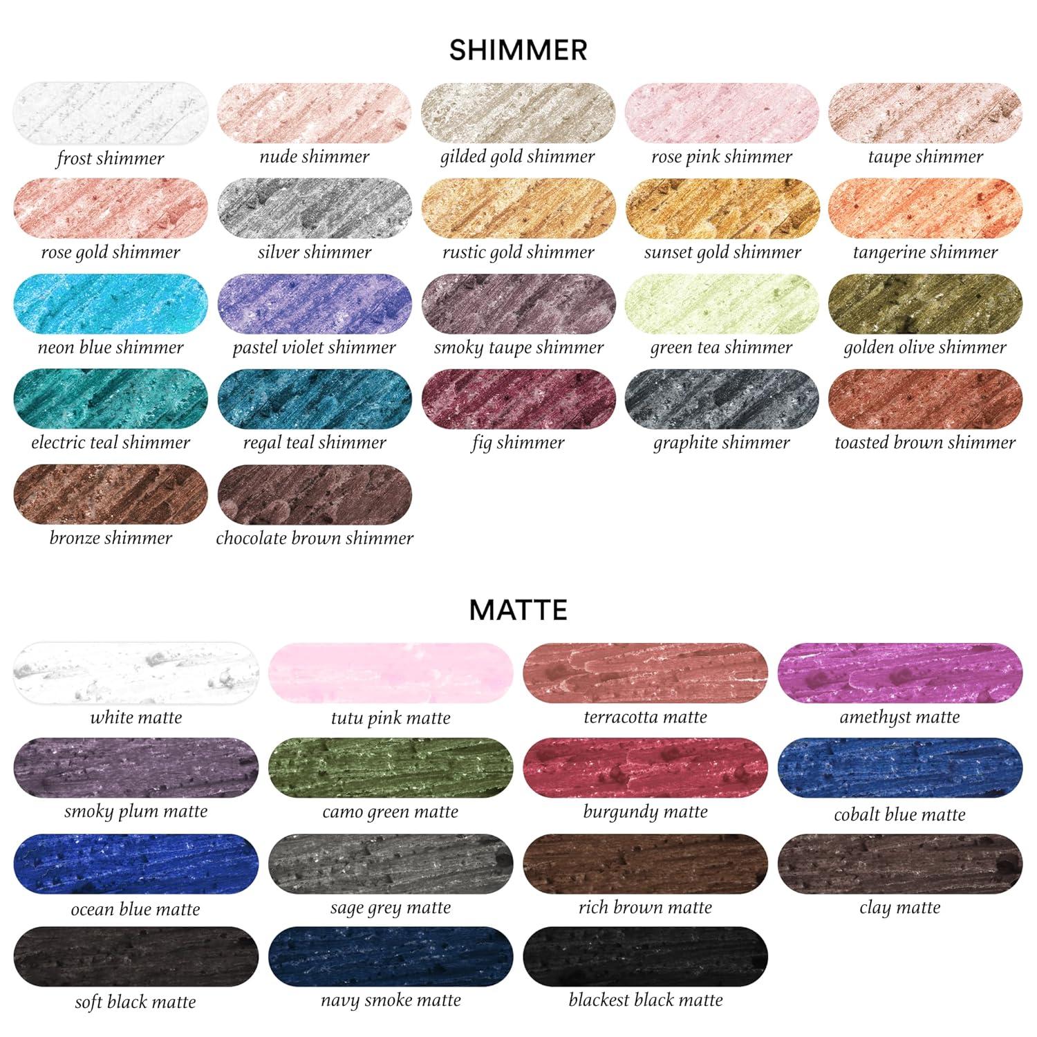 imageJulep When Pencil Met Gel Sharpenable MultiUse Longwear Eyeliner Pencil  Rich Brown  TransferProof  High Performance Liner25 Green Tea Shimmer