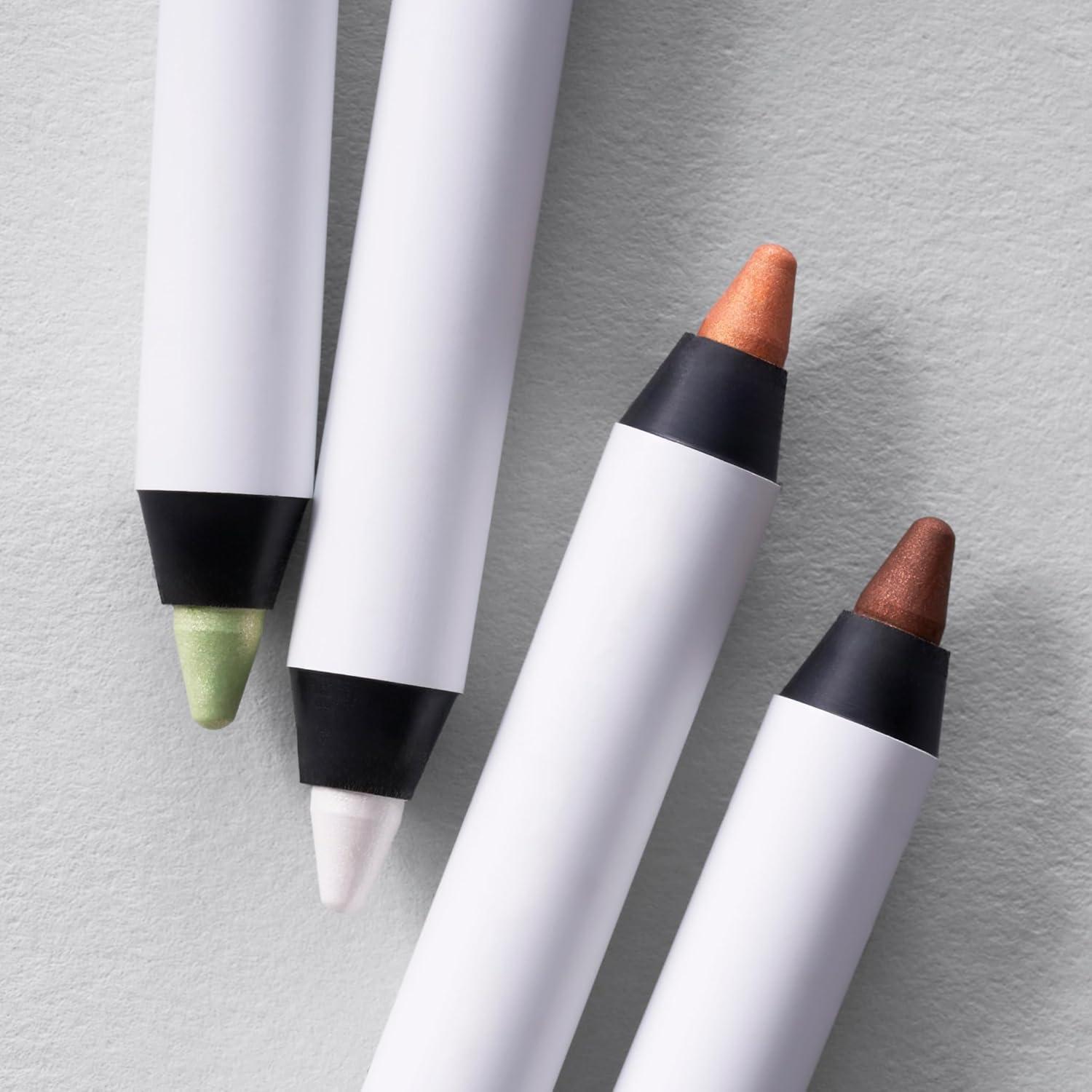 imageJulep When Pencil Met Gel Sharpenable MultiUse Longwear Eyeliner Pencil  Rich Brown  TransferProof  High Performance Liner26 Tangerine Shimmer