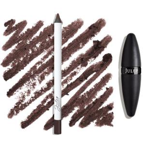 imageJulep Stay Sharp When Pencil Met Gel Sharpenable MultiUse Longwear Eyeliner Pencil  TransferProof  High Performance Liner Chocolate Brown Shimmer  Cosmetic Makeup Pencil Sharpener