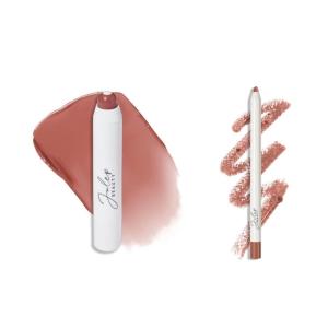 imageJulep The Perfect Pair 2pc Set Its Balm Tinted Lip Balm Vintage Mauve and With a Trace Retractable Creamy LongLasting Lip Liner Antique Rose90s Neutral  Velvet Mauve