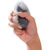 imageJulep AllNatural Charcoal Konjac Exfoliating Facial Sponge Gentle Daily Detoxifying Face Scrub with Konjac Root  Bamboo Charcoal PowderFace Scrub Sponge