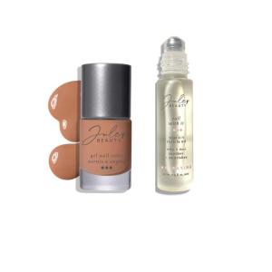 imageJulep Beauty Lovely Latte Gel Nail Polish  Just Roll With It Cuticle Oil  Warm Neutral Nail Care Essentials