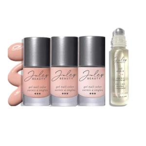 imageJulep Beauty The Pinks Gel Nail Polish  Just Roll With It Cuticle Oil  Nourishing Pink Shades Nail Care Bundle  Petal Pink Sweet As Sugar ampamp Barely Beige  Clean Vegan ampamp CrueltyFree