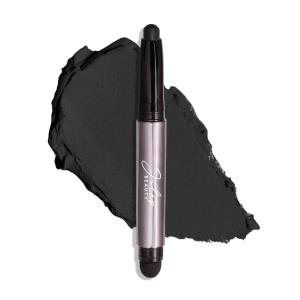 imageJulep Eyeshadow 101 CreamtoPowder Waterproof Shadow Stick  Champagne Shimmer  LongLasting CreaseProof Medium GoldenBeige Shimmer Cream Eyeshadow with Builtin Smudger30 Onyx Black Matte