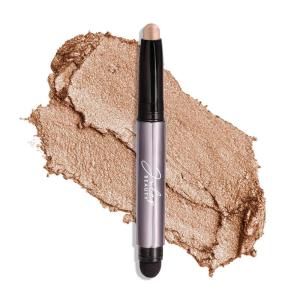 imageJulep Eyeshadow 101 CreamtoPowder Waterproof Shadow Stick  Champagne Shimmer  LongLasting CreaseProof Medium GoldenBeige Shimmer Cream Eyeshadow with Builtin Smudger02 Sand Shimmer