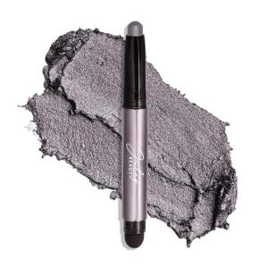 imageJulep Eyeshadow 101 CreamtoPowder Waterproof Shadow Stick  Champagne Shimmer  LongLasting CreaseProof Medium GoldenBeige Shimmer Cream Eyeshadow with Builtin Smudger31 Smoky Grey Shimmer