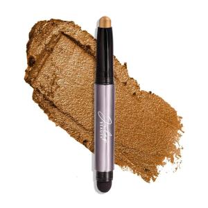 imageJulep Eyeshadow 101 CreamtoPowder Waterproof Shadow Stick  Champagne Shimmer  LongLasting CreaseProof Medium GoldenBeige Shimmer Cream Eyeshadow with Builtin Smudger42 Honey Gold Shimmer
