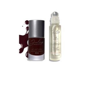 imageJulep Beauty Bubbly Berry Gel Nail Polish  Just Roll With It Cuticle Oil  Hydrating Bold Nail Polish Set