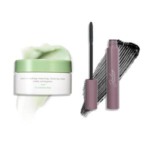 imageJulep Length Matters Buildable Lengthening Mascara ampamp Green Tea Makeup Removing Cleansing Balm  Volumizing Mascara ampamp Gentle Makeup Remover Duo  LongLasting SmudgeProof Lashes  Hydrating Cleansing