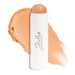 imageJulep Skip The Brush Cream to Powder Blush Stick  Rose Gold  Blendable and Buildable Color  2in1 Blush and Lip Makeup Stick12 Sweet Peach blush