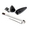 imageJulep When Pencil Met Gel Sharpenable MultiUse Longwear Eyeliner Pencil  Blackest Black  TransferProof  High Performance Liner Duo42 Rich Brown  Sharpener