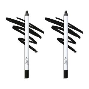 imageJulep When Pencil Met Gel Sharpenable MultiUse Longwear Eyeliner Pencil  Blackest Black  TransferProof  High Performance Liner Duo35 Blackest Black Duo