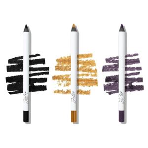 imageJulep When Pencil Met Gel Sharpenable MultiUse Longwear Eyeliner Pencil  Blackest Black  TransferProof  High Performance Liner Duo41 Blackest Black  Sunset Gold  Smoky Plum